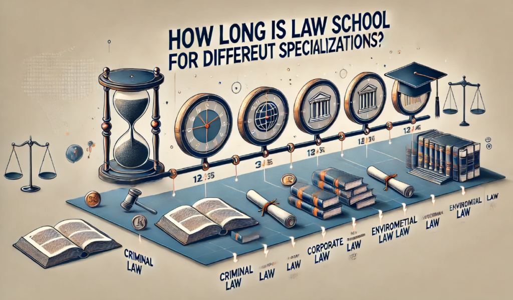 How Long Is Law School for Different Specializations?