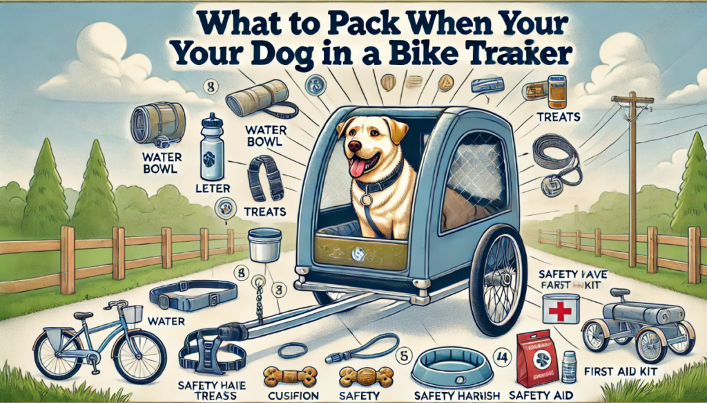 What to Pack When Taking Your Dog in a Bike Trailer